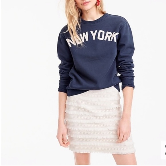 J. Crew Dresses & Skirts - NWOT J. Crew Fringe & Lace Mini Skirt